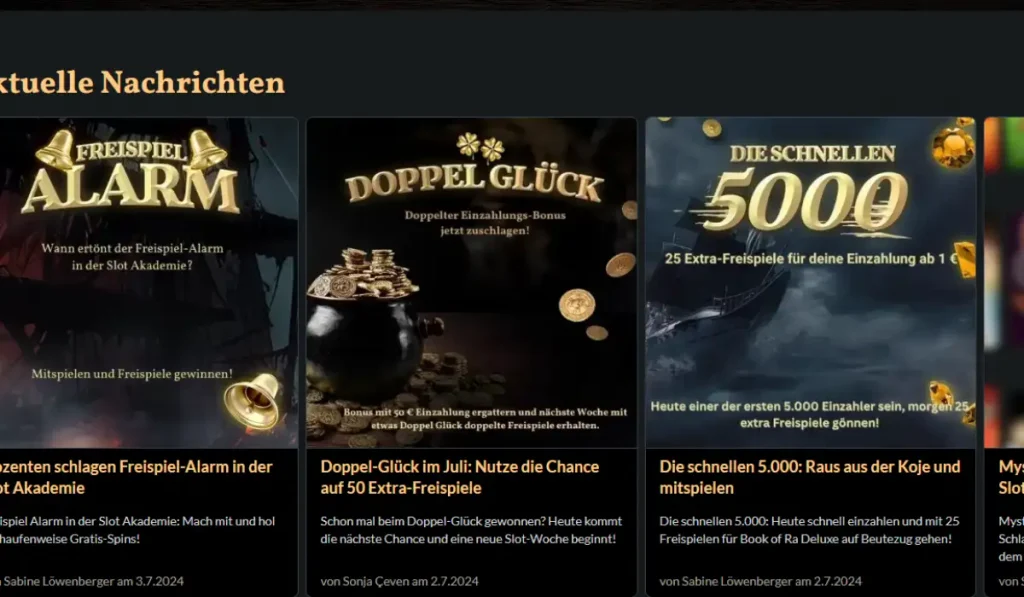 Jackpot Piraten Neuigkeiten