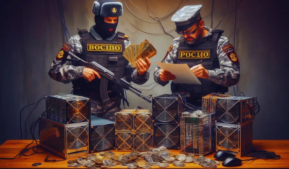 Russische Behörden überfallen und beschlagnahmen Krypto-Mining-Rigs