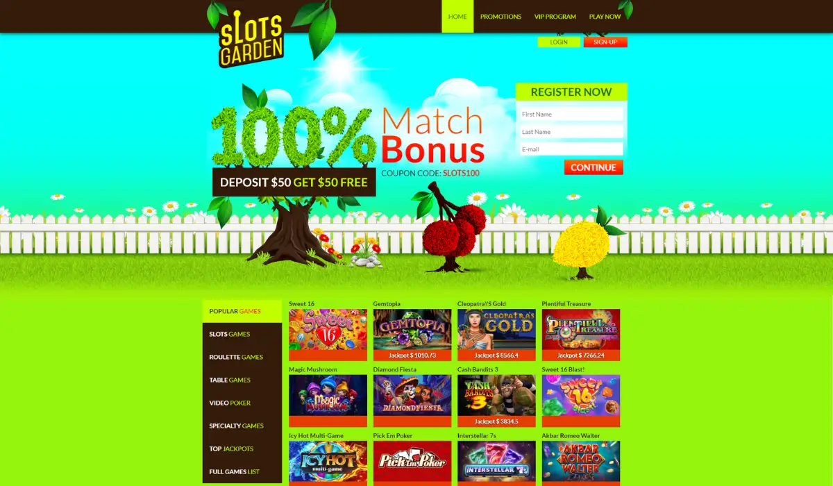 Slots Garden ethereum casino