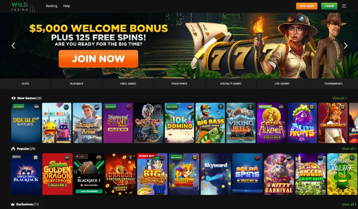 wild casino Bitcoin