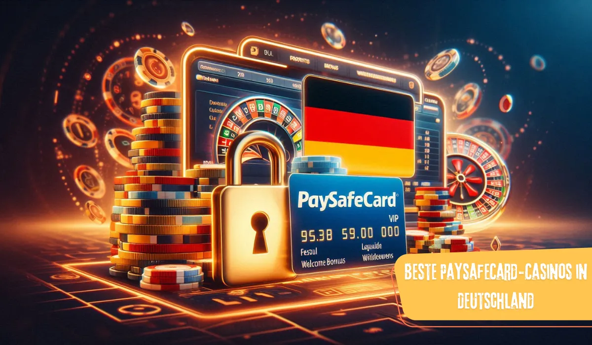 Beste PaysafeCard-Casinos in Deutschland