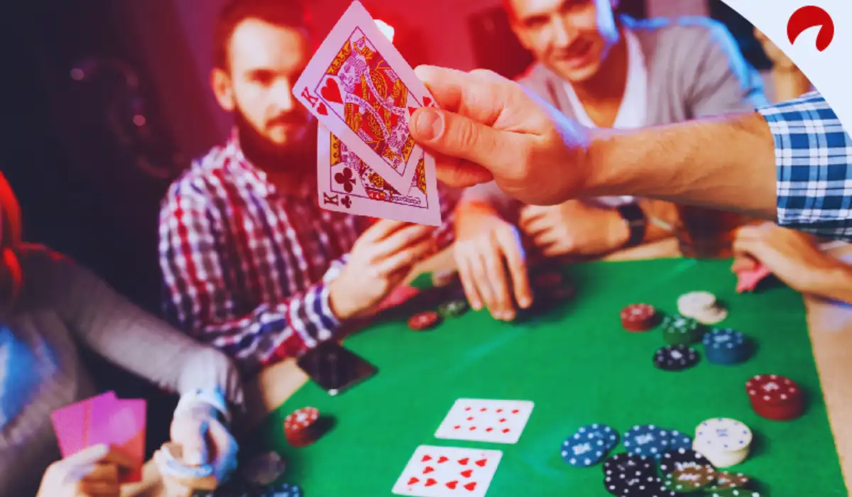 Pokerspielen in einem Casino