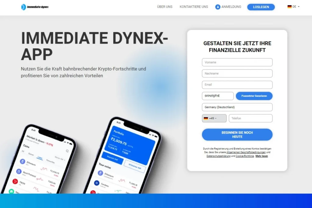 Immediate Dynex offizielle website