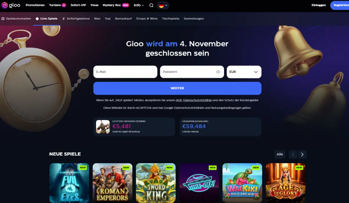 Gioo casino Startseite