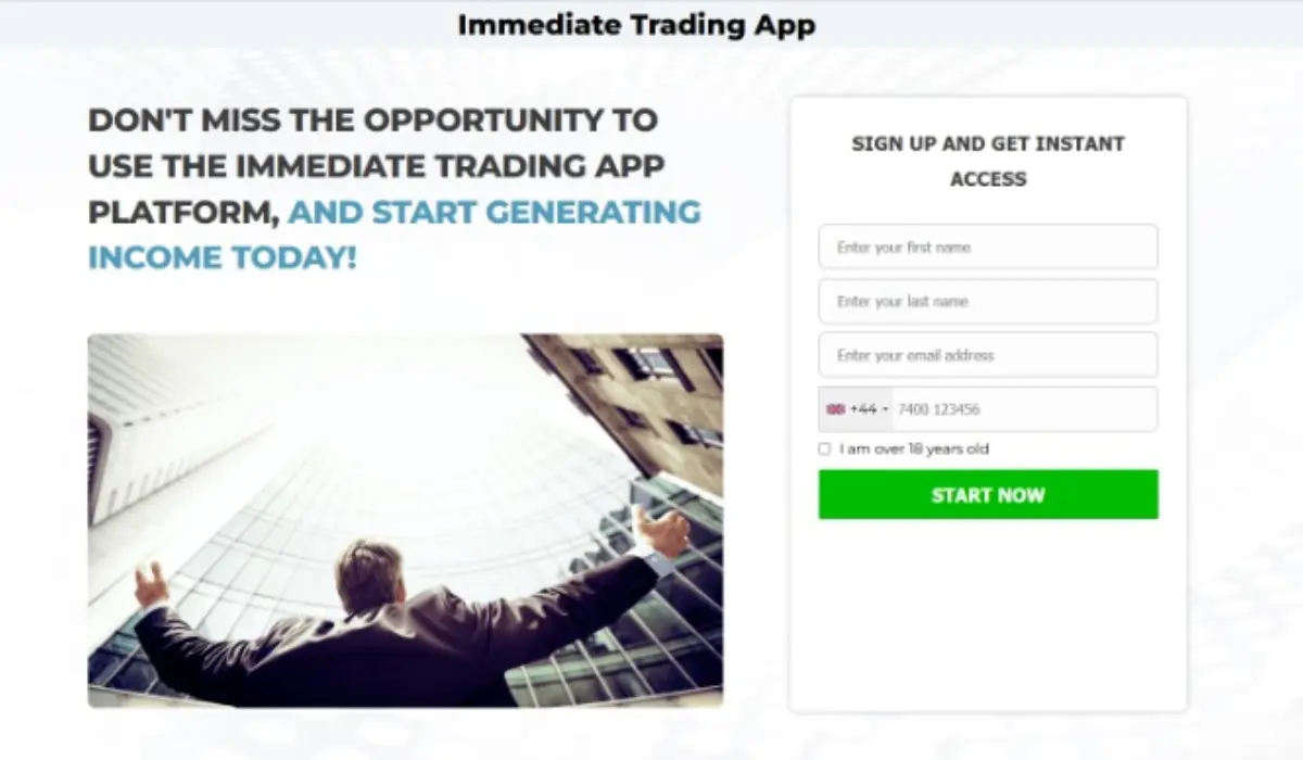 Immediate Trading App