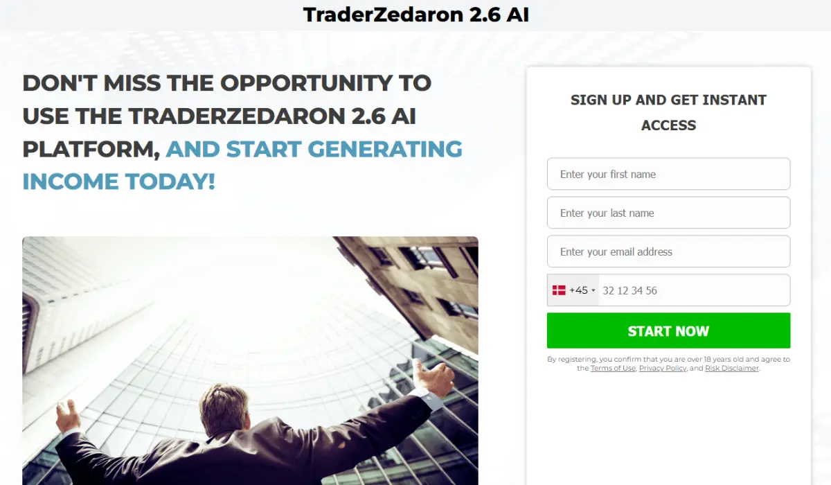 TraderZedaron 2.6 AI Handelsplatform Lanceret