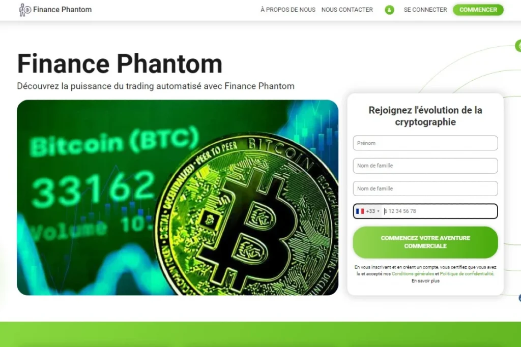 Finance Phantom site officiel