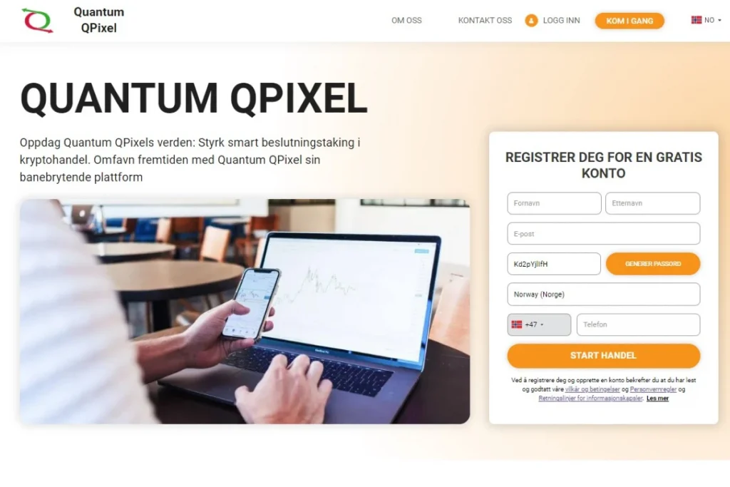 Quantum Qpixel Offesiell nettside