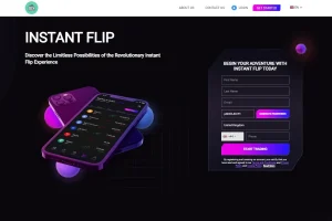 Instant Flip Crypto Platform website