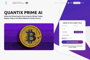 Quantix Prime AI Platform website