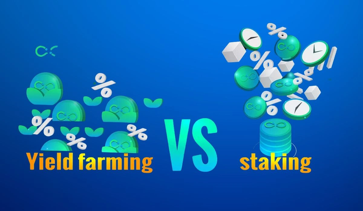 Staking vs yield farming in crypto