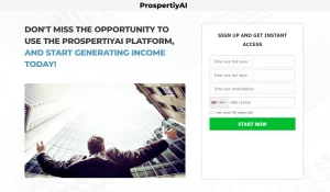 ProspertiyAI Trading Platform Website