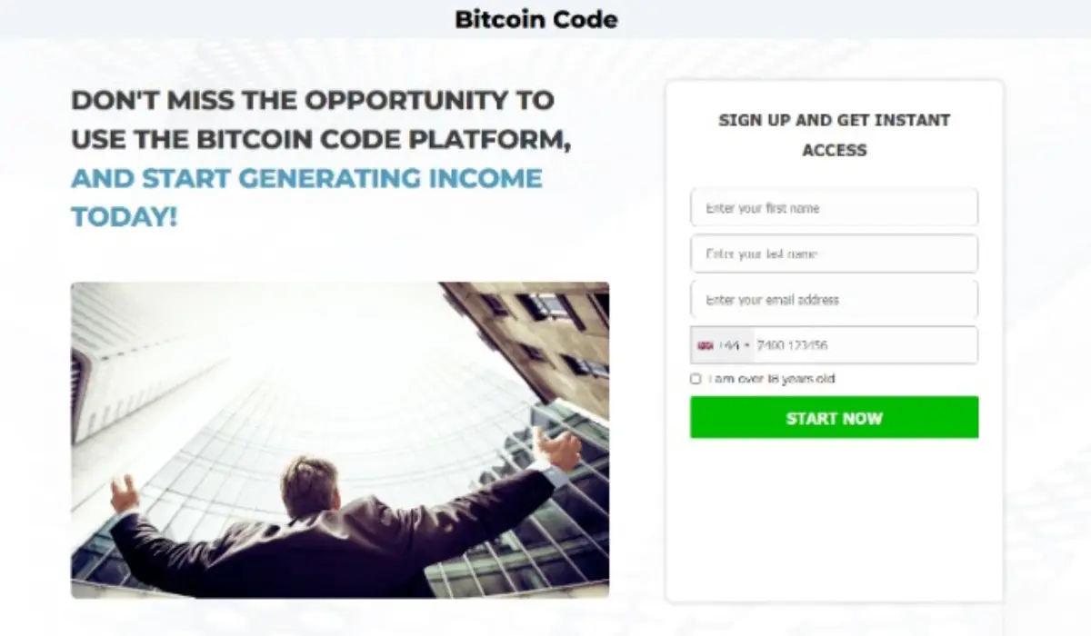 Bitcoin Code Trading Platform Website Launched