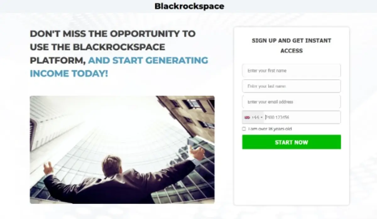 Blackrockspace Trading Platform Website Launched