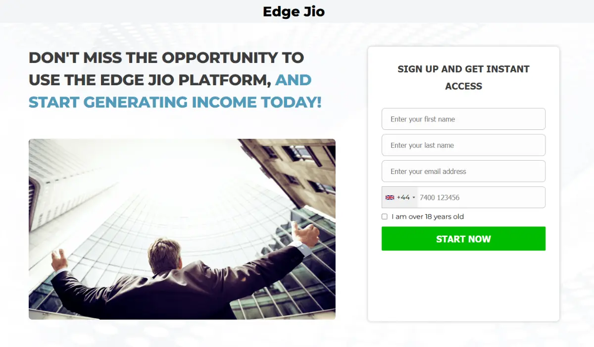 Edge Jio Trading Platform Launched