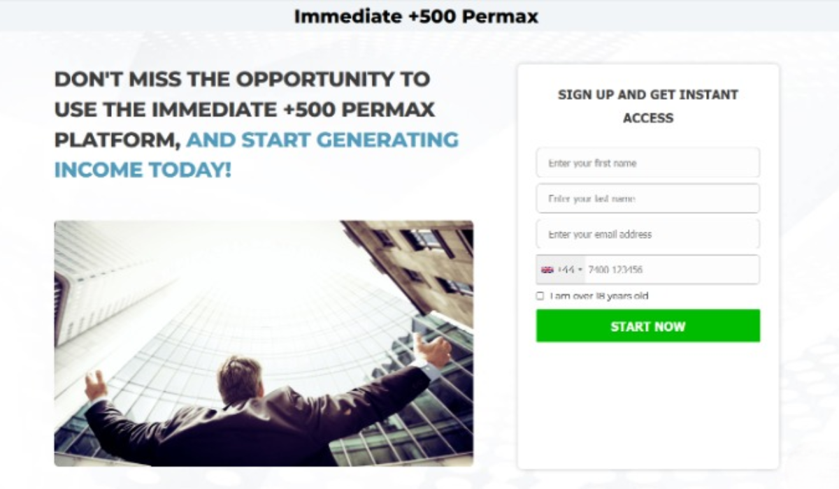 Immediate +500 Permax Trading Platform Launched