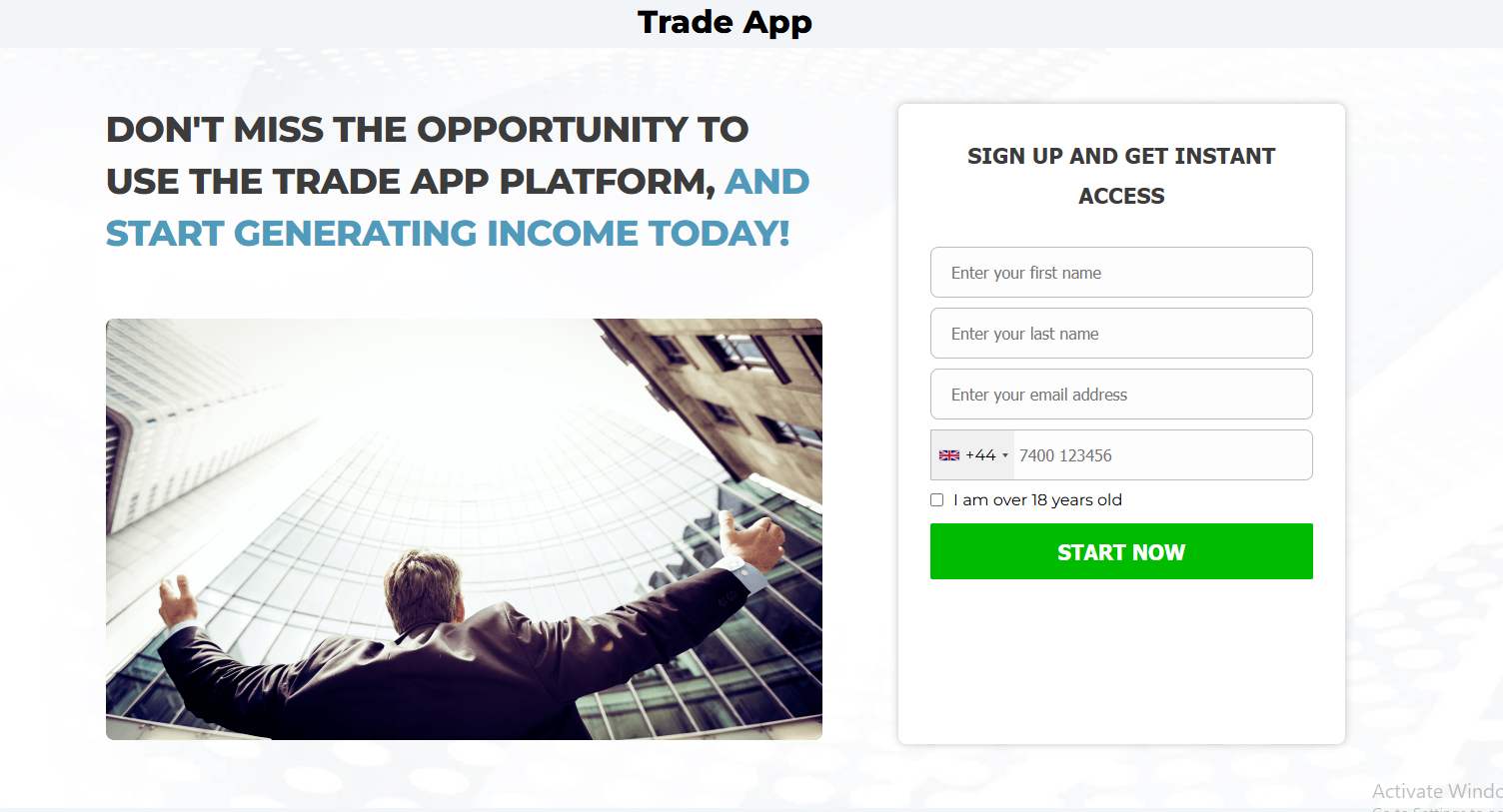 Trade App Trading Platform Launched