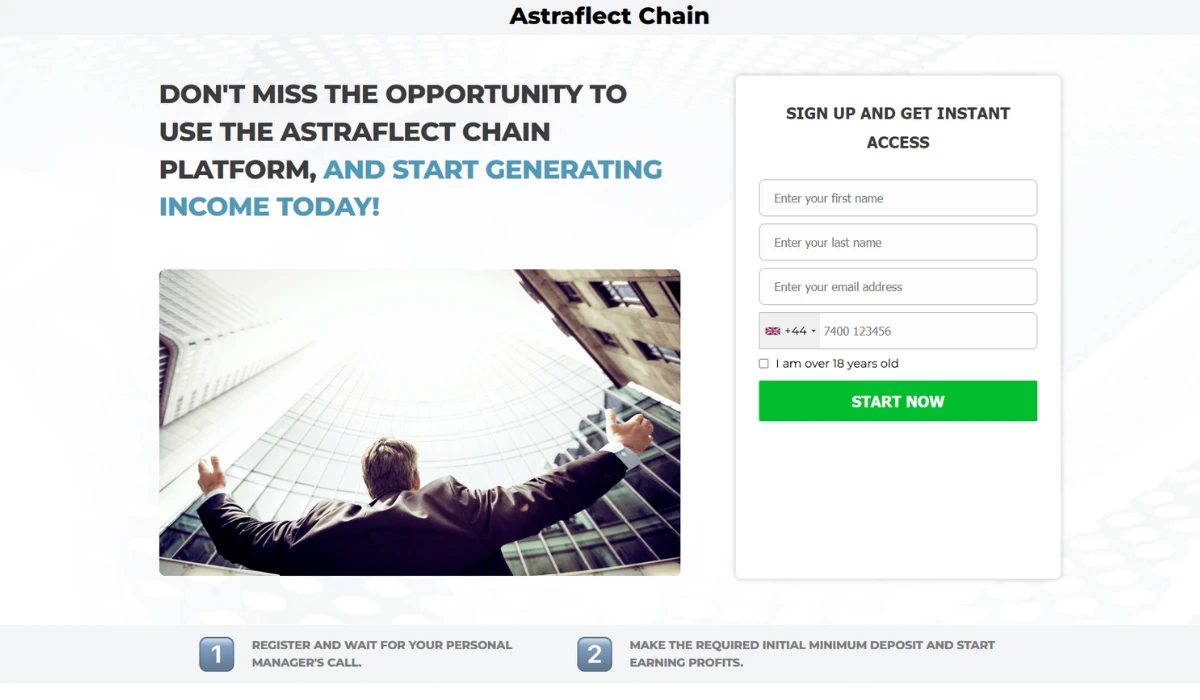 Astraflect Chain Website