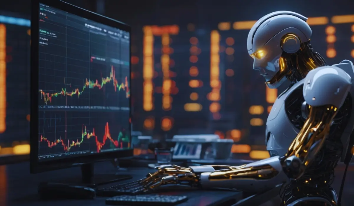 concept of a crypto trading bot