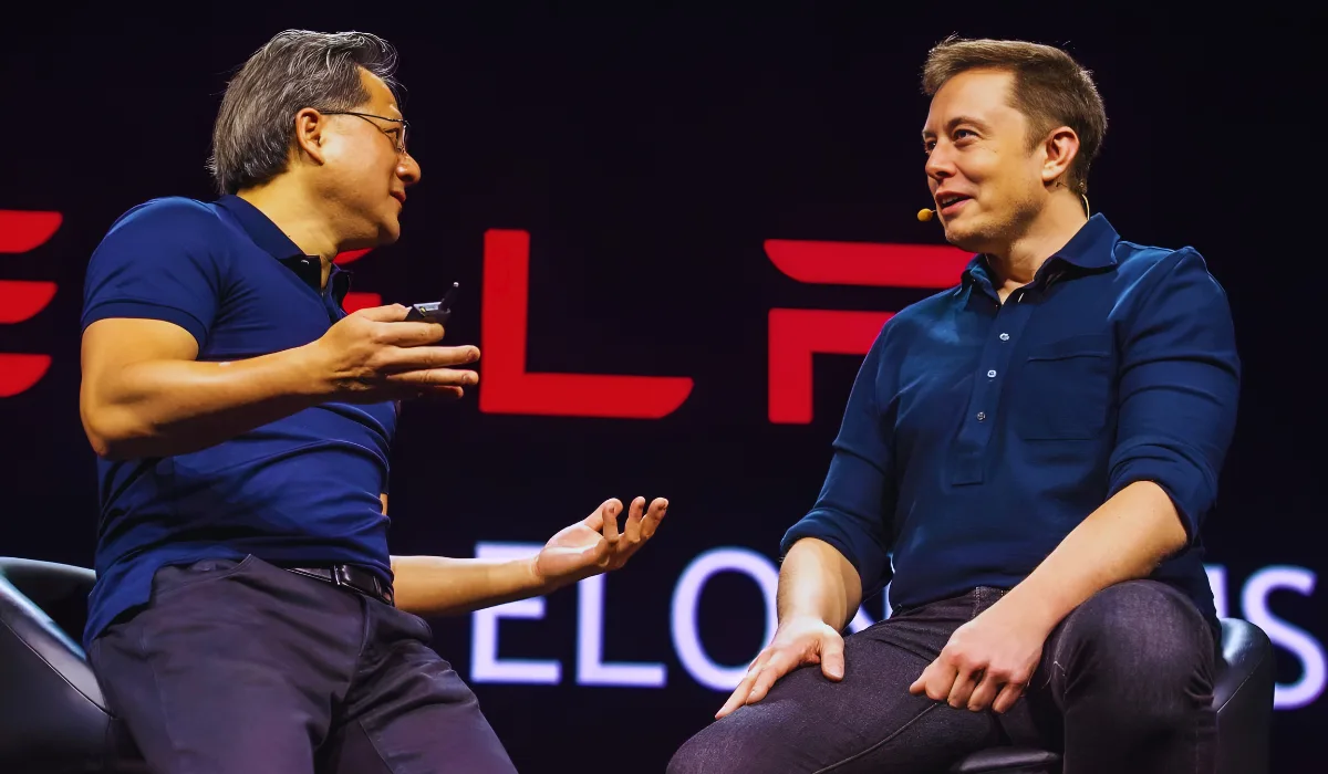Elon Musk and Jensen Huang