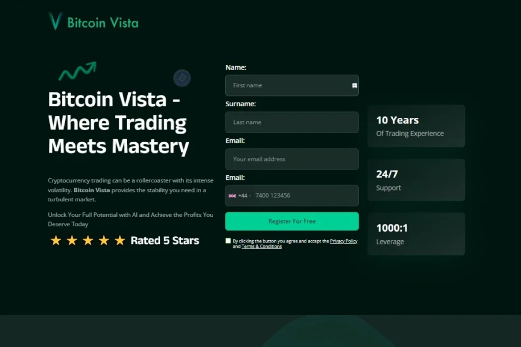 Bitcoin Vista Official Website