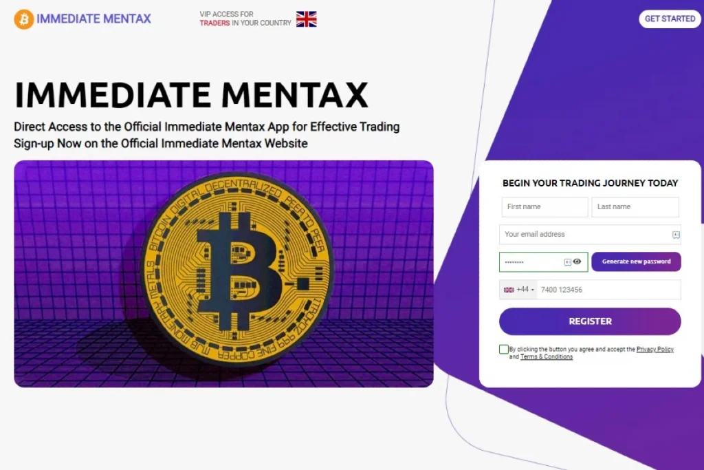 Immediate Mentax official website