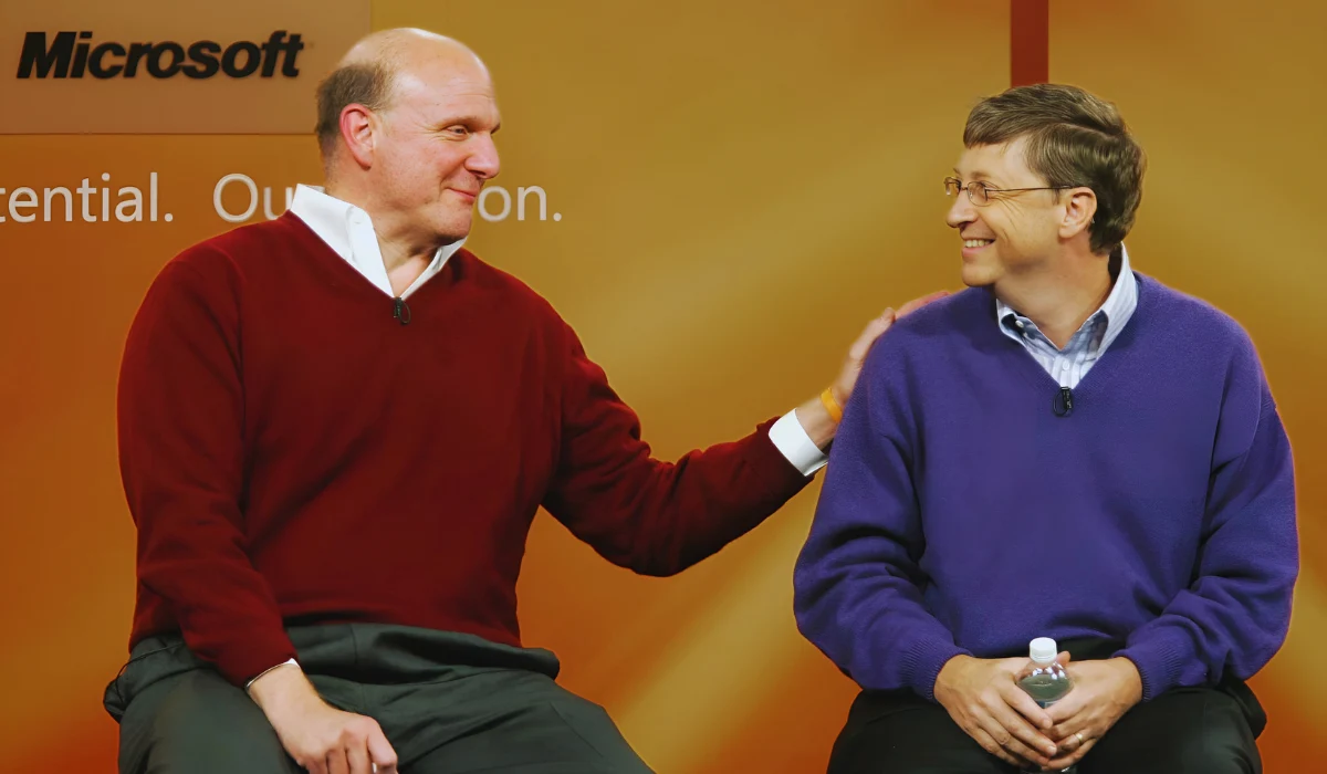 Steve Ballmer and Bill Gates