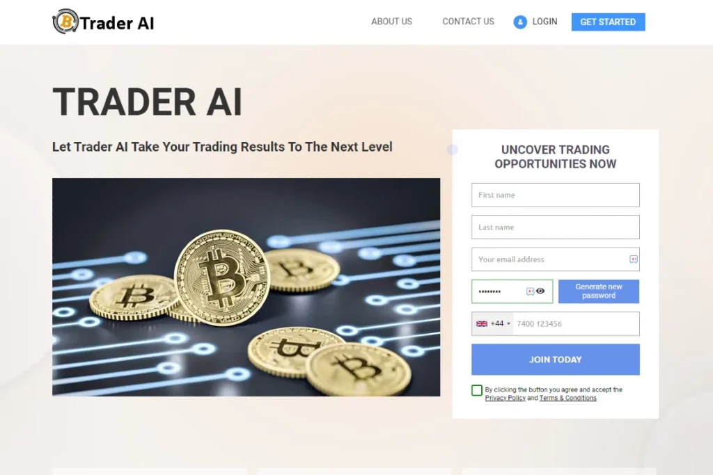 Trader AI Official Website