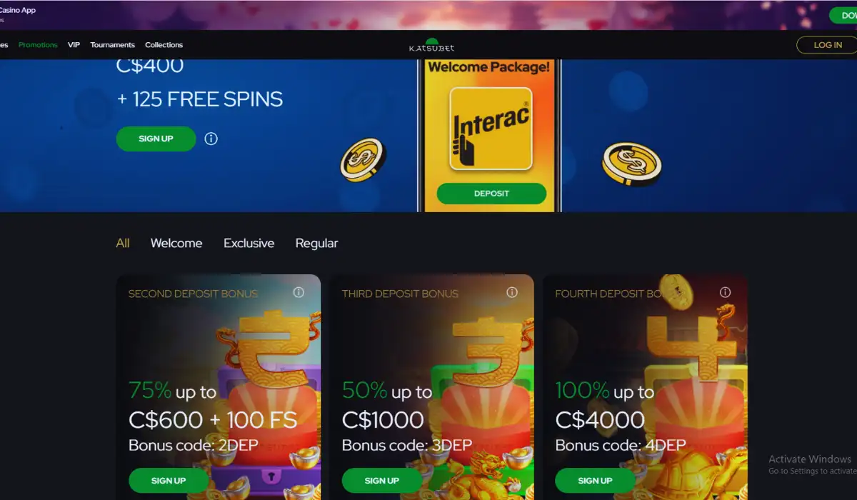 Bonuses Of Katsubet Casino